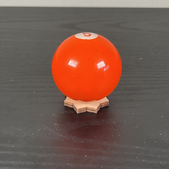 Vtg Aramith # 5 Orange Single Individual Pool Ball Billiard 2‎ 1/4" Replacement - Picture 5 of 6